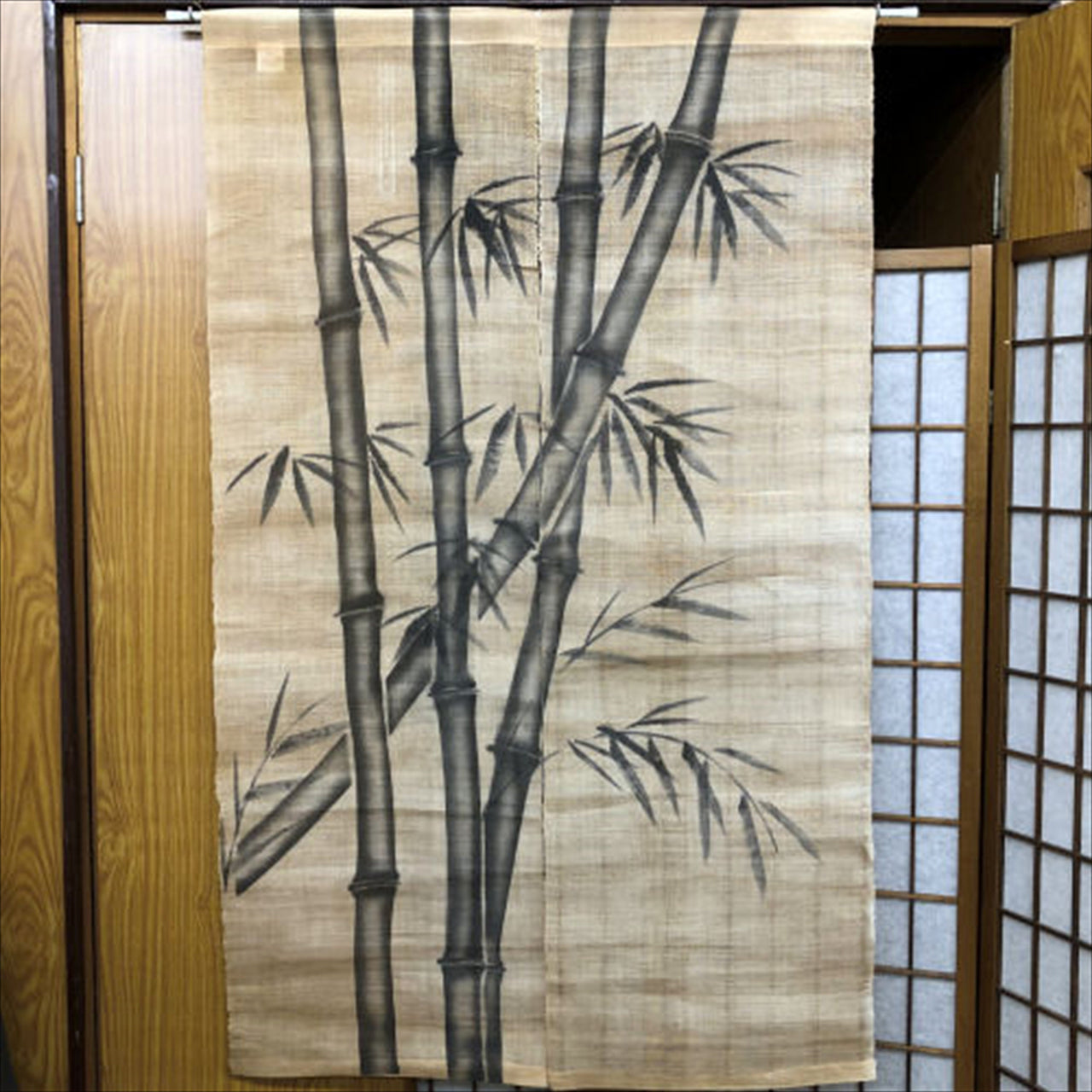 100％ Linen Japanese art Modern tapestry Japan 90×147cm Noren door curtain Wall hanging