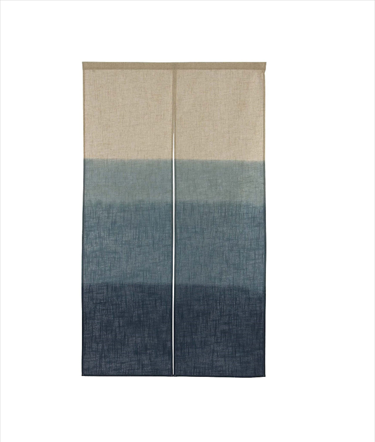 Linen Polyester Blue Japanese art Modern tapestry 85×150cm Noren