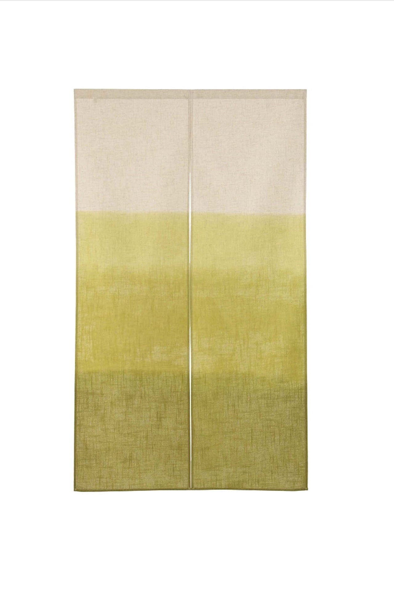 Linen Polyester Green Japanese art Modern tapestry 85×150cm Noren
